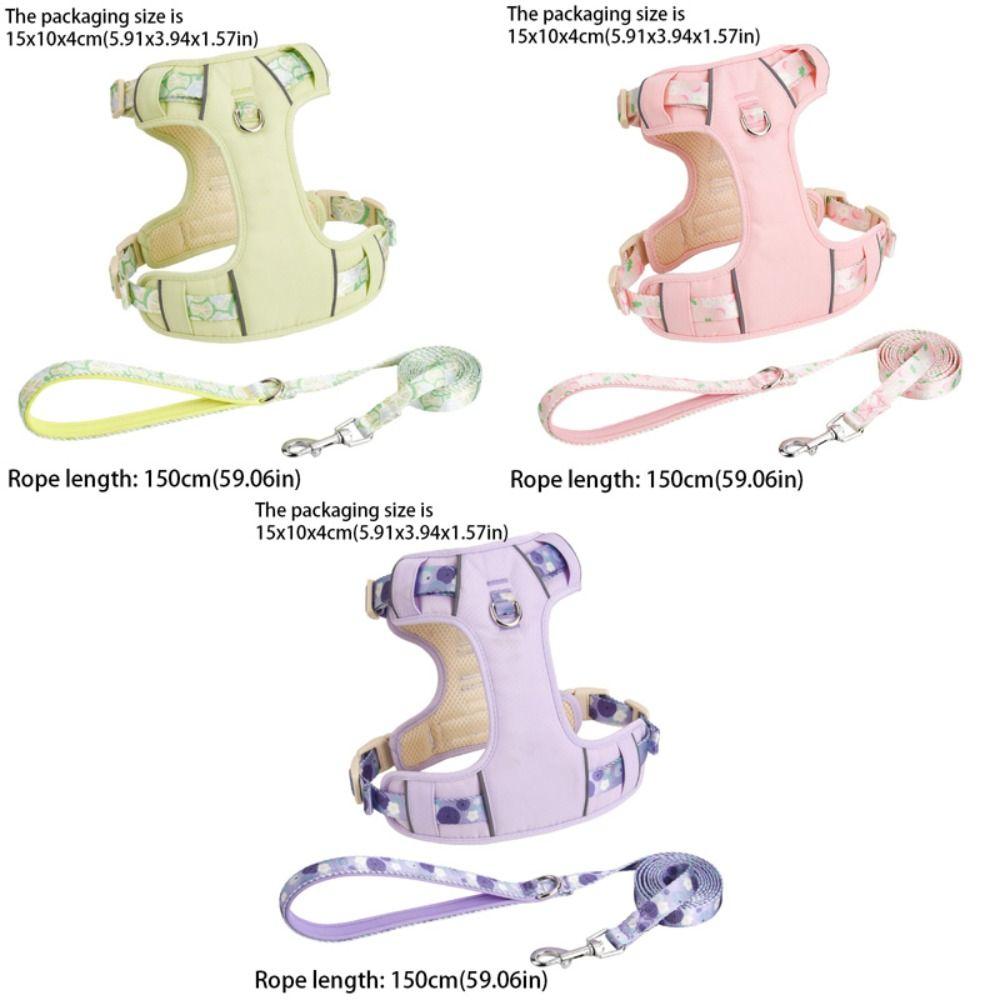 Vest Type Pet Harness Explosion Proof Breathable Harness Dog Gear Dog Vest  Outdoor Activities
