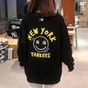 New MLB New York Yankees Sweatshirts Unisex Black 3AMTL0514-50BKS