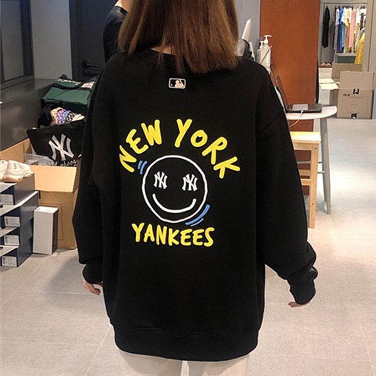 New MLB New York Yankees Sweatshirts Unisex Black 3AMTL0514-50BKS