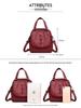 Women's Versatile PU Leather Backpack - Large Capacity Casual Handbag Schoolbag