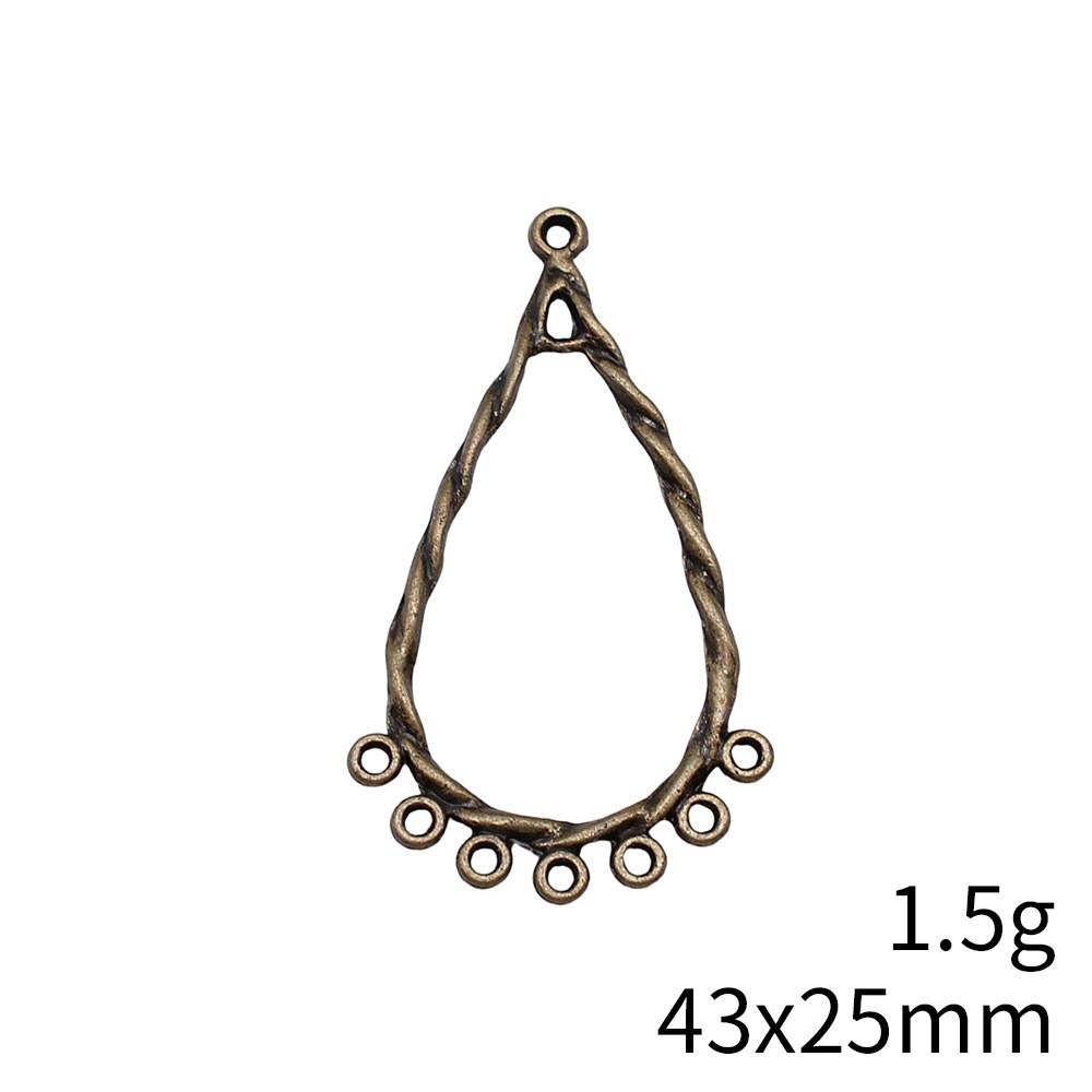2025 Trend Accesories Water Drop Earring Connector Accessories Parts Ornaments For Home Accessories Parts