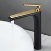 Northern Europe Basin Faucet Hot Cold Mixers Taps Deck Mount Bathroom Sink Basin Faucets Single Handle White Black Gold