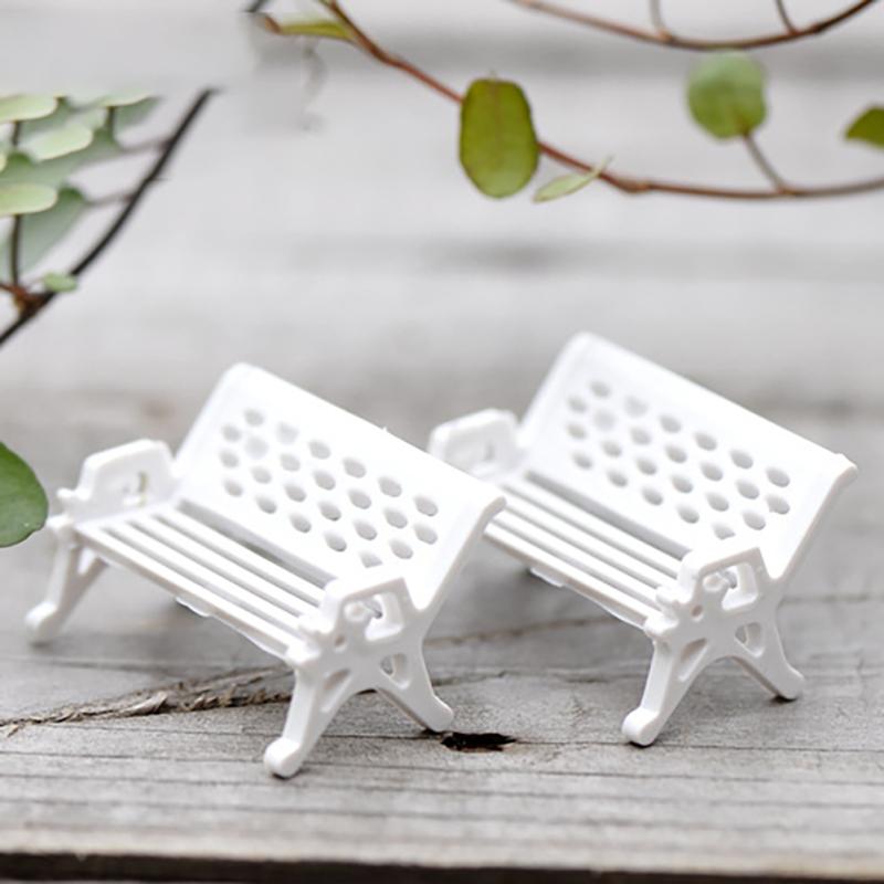 Parkbank Sitz Mikro Landschaft Ökologie Zubehör Dekoratives Material Für Miniaturgarten Fee