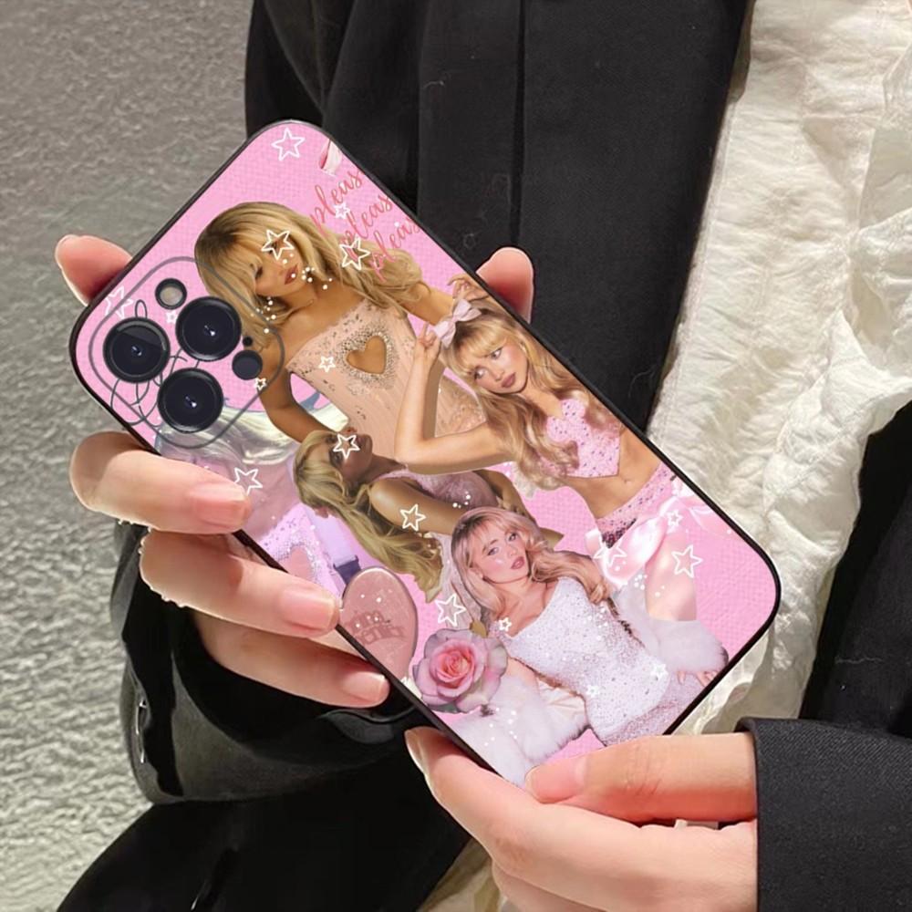 Please S-Sabrina C-Carpenter Phone Case For IPhone 16 15 14 11 12 13 Mini Pro XS Max Cover 6 7 8 Plus X Funda Shell