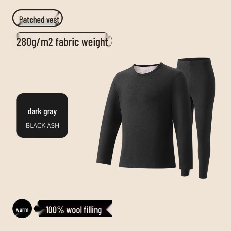 

OEING Men s Thickened Round Neck Thermal Underwear Set