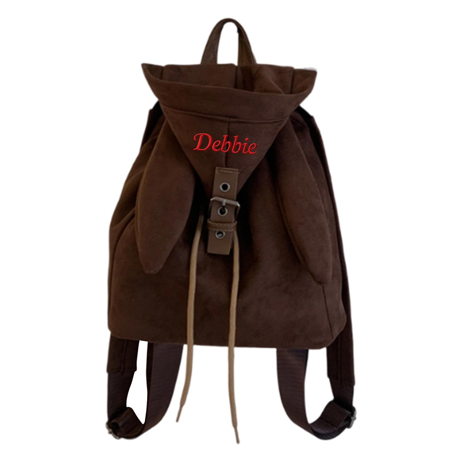 Персонализированный ретро минималистичный рюкзак-шляпа на шнурке One Size чёрный