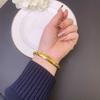 Trendy Glossy Dragon and Phoenix Push-pull Bracelet for Women Retro Jewelry Bracelet