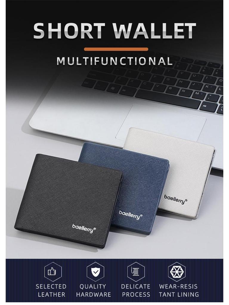 Unisex Cross-Border Frosted Leather Minimalist Card Holder Wallet