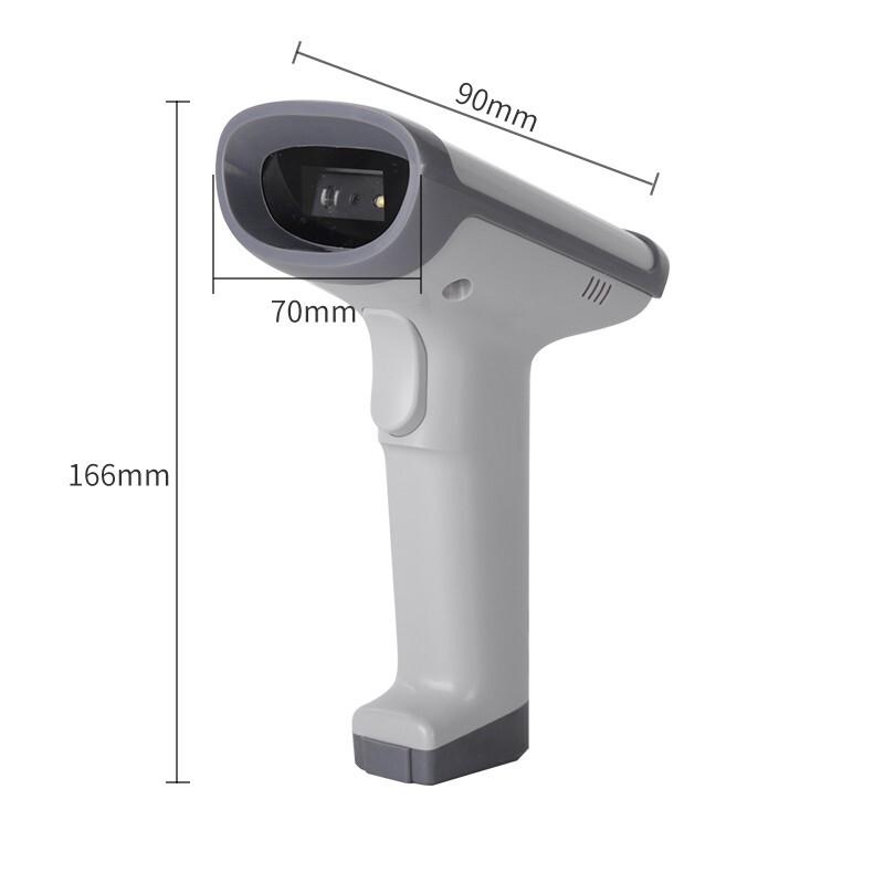 Deli 14950W Wireless 1D/2D Barcode Scanner