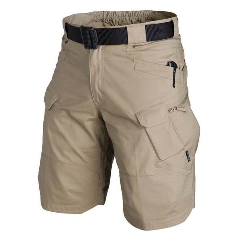 Men Urban Shorts Outdoor Wear-Resistant Cargo Shorts Quick Dry Multi-pocket Plus Size Hiking Pants