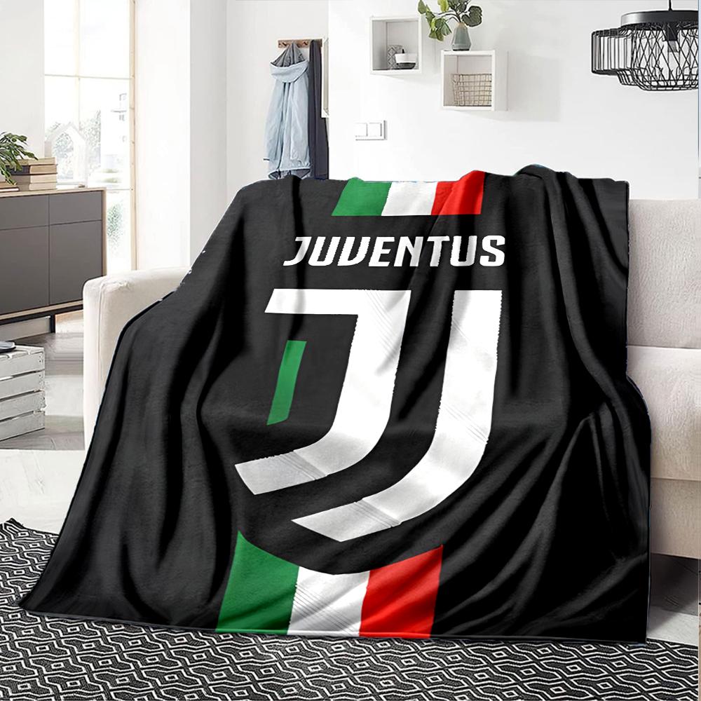 1pc Juventus Blanket, Gift, for Men and Women, Soft Blanket, Good for Sofa Bed Couch Travel, Lightweight Flannel Blanket