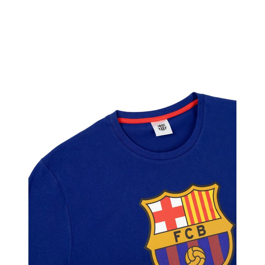 FC Barcelona Conjunto de Pijama Largo de Manga Corta para Hombre