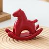 Ceramic Pony Ornament Rocking Horse Tea Ceremony Collectible Tea Table/Office Desk Cute For The Year Of The Horse
