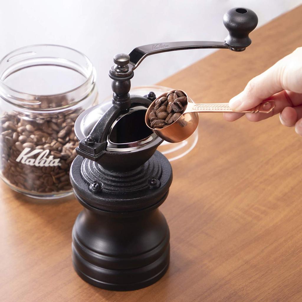 Kalita Coffee Hand Round Slim Mill, Grinding, Mill, Black, #42119