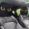 Headrest Cover for SUV Funny Car Covers Spooky Pattern Seat Polyester Protector Protector Universal Breathable Stretchy Interior Accessories