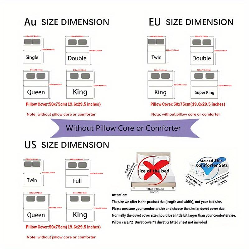 3pcs Marie Cat Print Cover Set Ultra Soft, Breathable, and Comfortable Bedding with Stylish Design for Bedroom and Guest Room Decor 1 Cover and 2