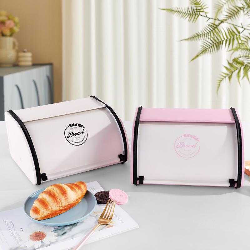 Nordic Retro Bread Box: Stylish Tableware and Baking Storage Rack