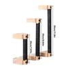 Wooden Push Up Handles Parallettes Bars Workout Equipment Non Slip Grips for Strength Calisthenics Household Fitness Man Woman