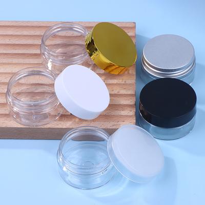 5 Pcs Travel Face Cream Jar Empty Plastic Cosmetic Makeup Bottle 20Ml 30Ml 50Ml Transparent Storage Container Refillable Bottles