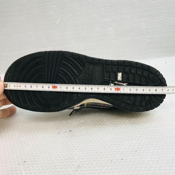 Nike Baskets DUNK LOW PREMIUM 26.0 motif à carreaux marine(UTILISÉ)