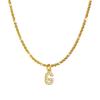 European and American Wind Titanium Steel Sparkling Necklace Women Inlaid with Zirconium 26 English Letters Pendant Collarbone Chain Girls High Sense