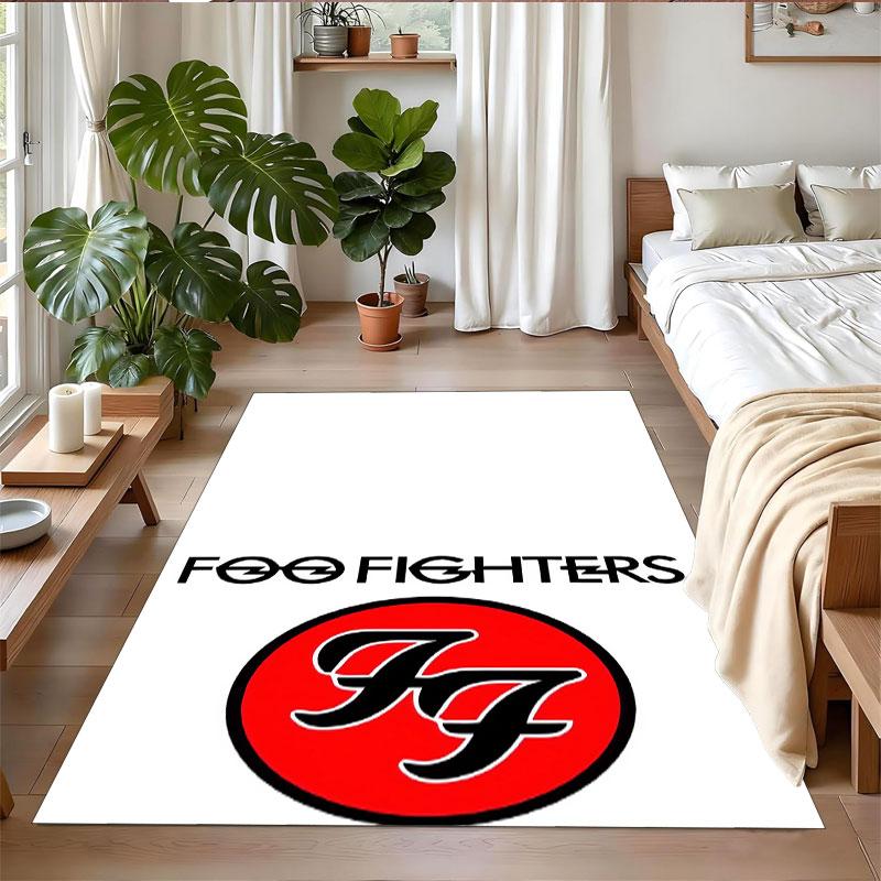 Crystal Velvet Rug Soft Non Slip Indoor Floor Mat Home DecorFoo Fighters