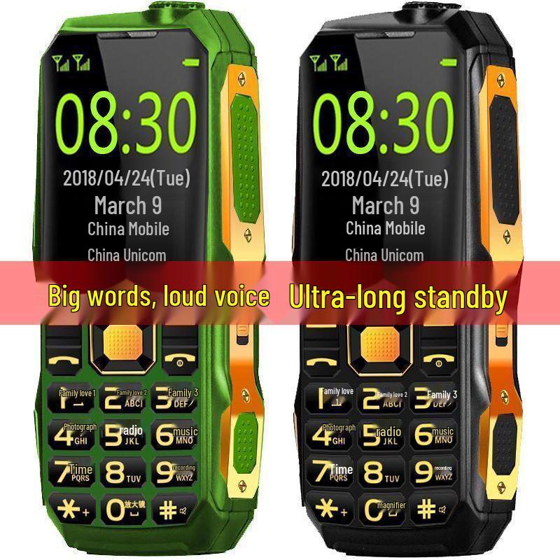 Durable Senior Phone with Eye-Protection, Large Display, Power Bank, 4G/5G Calling, Enhanced Speaker, and Extended Battery Life.