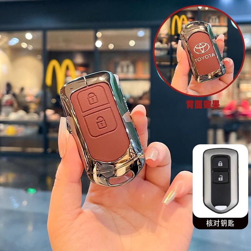 Compatible with Toyota Vios FS Key Cover for Older YARiS L, LEXI, and Yaris Models - Car Key Bag with Shell