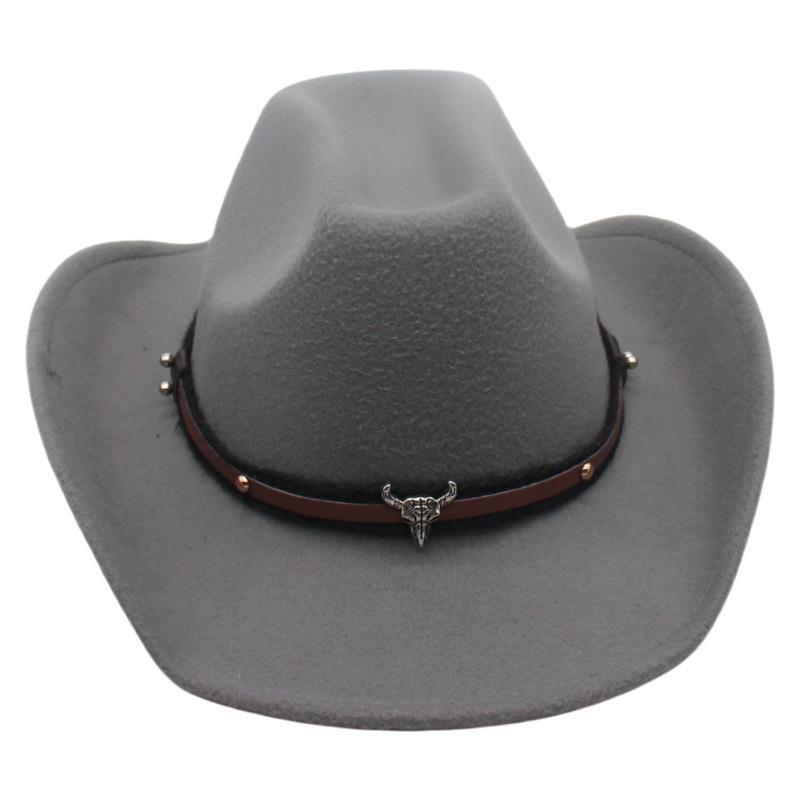 British Celebrity Style High-End Top Hat Tibetan Bull Head Accessories Travel Mountaineering Sun Protection Hat