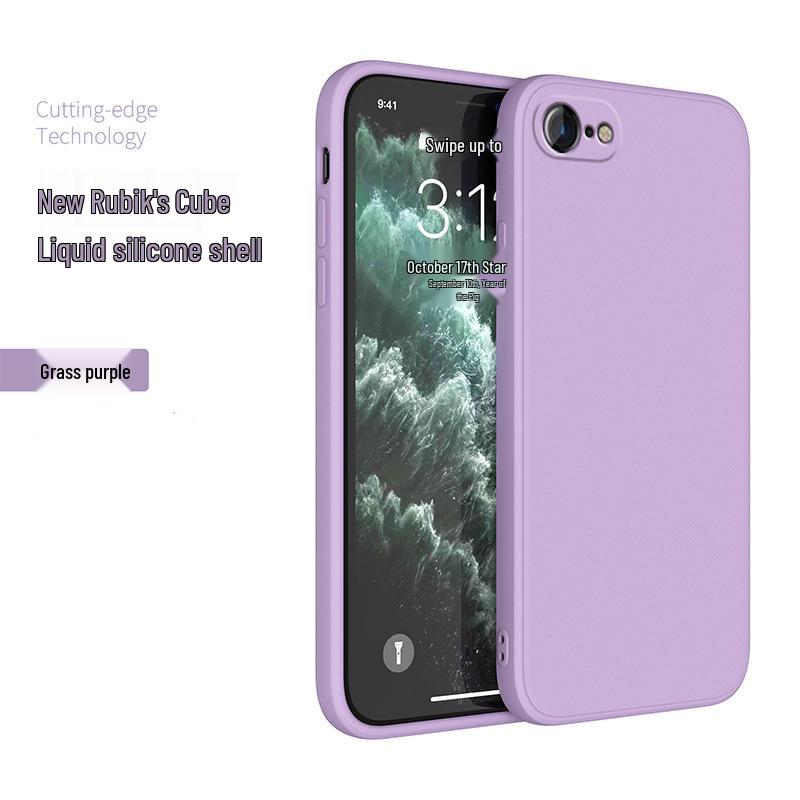 Apple iPhone 8/7/7 Plus Classic Liquid Silicone Case - SE2 Straight Edge Design