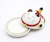 Yakushi Kiln Mosquito Coil Flat Type Coil Happy Koi Koi Cat Holder, (Mosquito Holder)