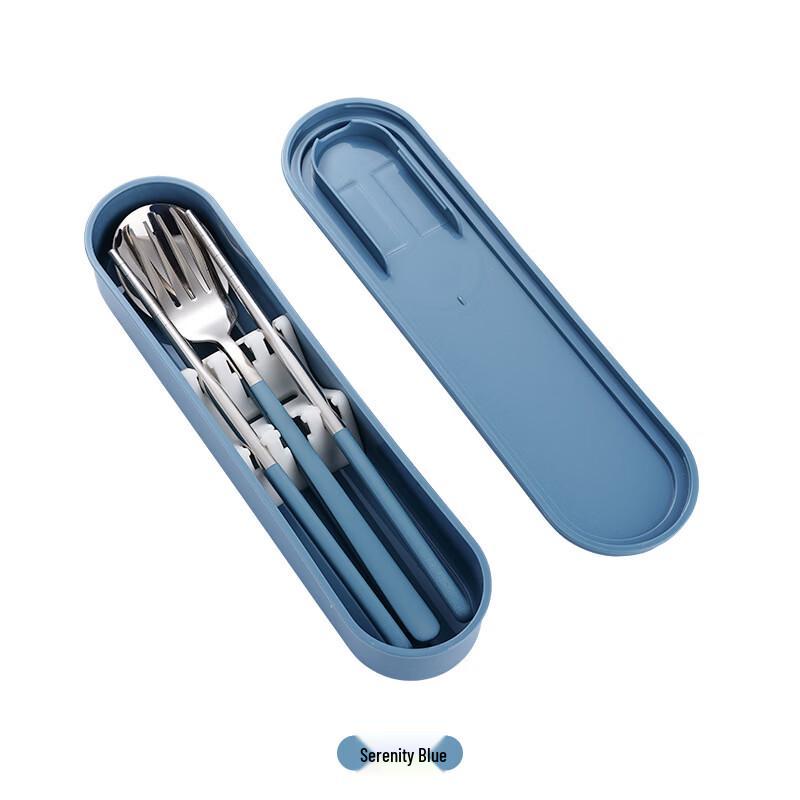 

Zhishi 3-Piece Portable Stainless Steel Cutlery Set