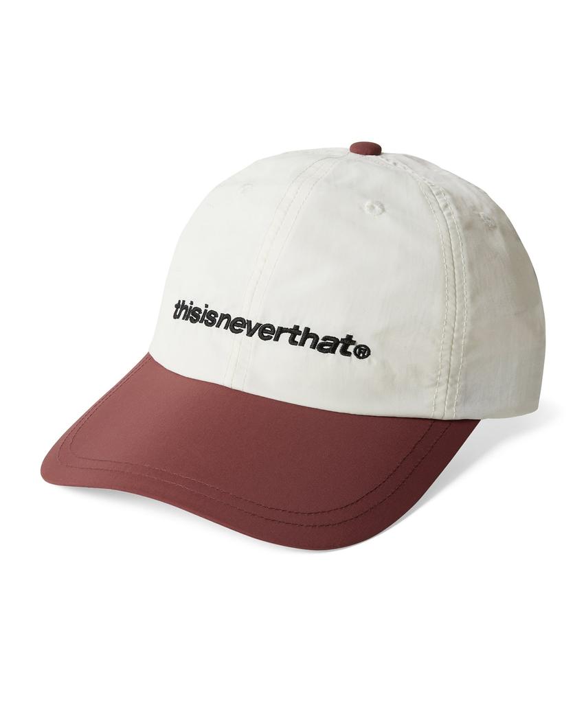 THISISNEVERTHAT Sp-Logo Nylon Cap Ivory/Burgundy