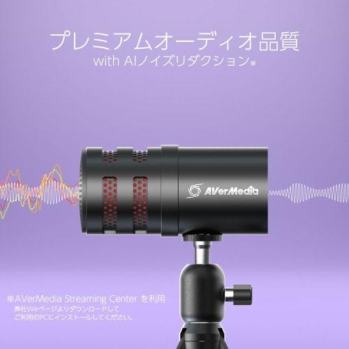 AVerMedia LIVE STREAMER MIC, unidirectional USB-connected condenser microphone, AM310G2 SP1189