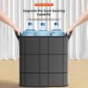 Thickened Large Capacity Storage Bag, Portable Wearable Organizer for Clothes Quilt Blanket, Foldable Closet Storage Box