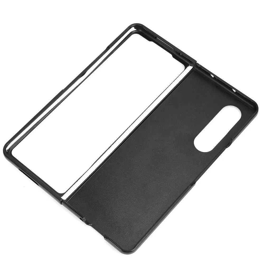High Quality For Samsung Galaxy Z Fold3 2 3 Fold 4 5g Case Litchi Pattern Card Leather Cover