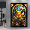 Modern and Stylish Pokemon Mew Decorative Paintings with Bright and Long Lasting Colors Adding A Touch of Brightness To Wall