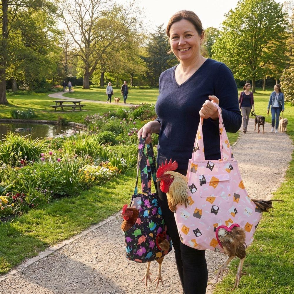 Breathable Chicken Holder Bag Portable Poultry Transport Bag Chicken Carrying Bag  Farm Use
