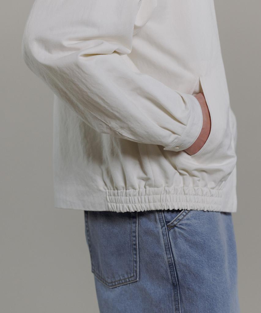 Blankroom Neat Blouson_Ecru