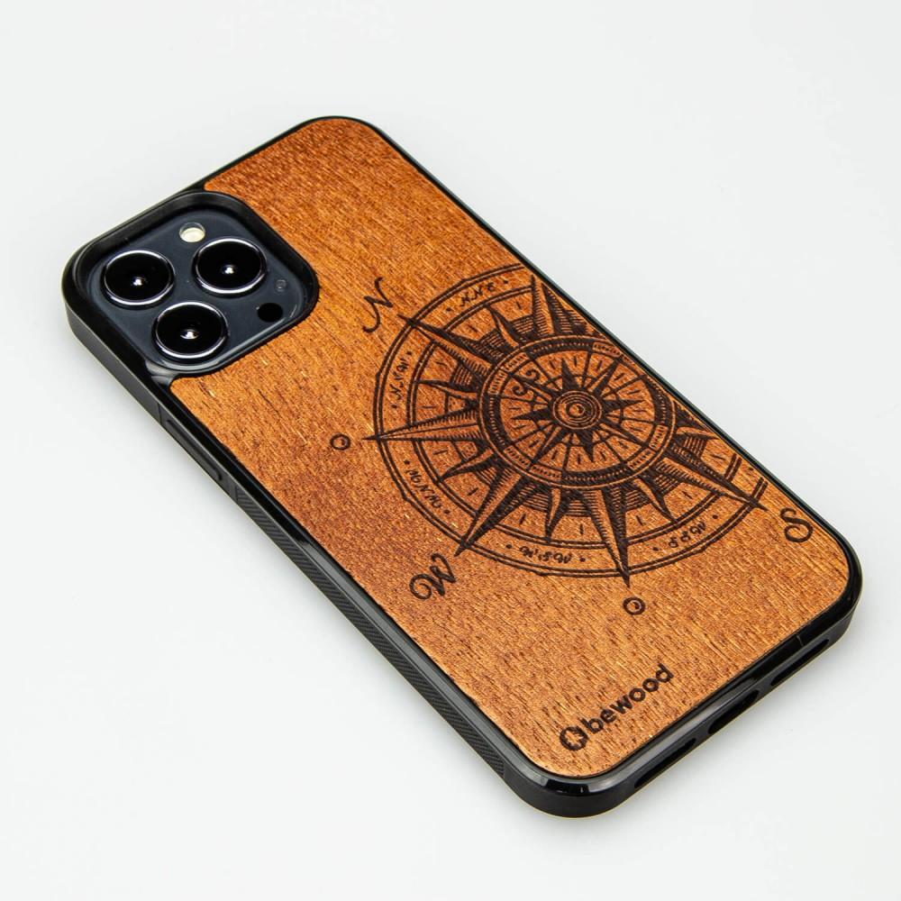 Wooden Case for iPhone 13 Pro Max traveler merbau