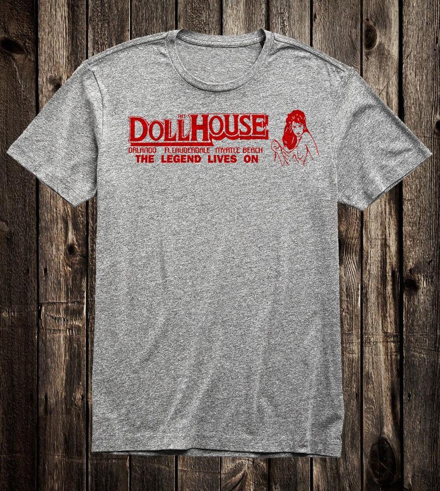 Retro Travel Tee T Shirt Vtg Tourist State Florida The Dollhouse Gentlemans Club Unisex T-Shirt XXXL