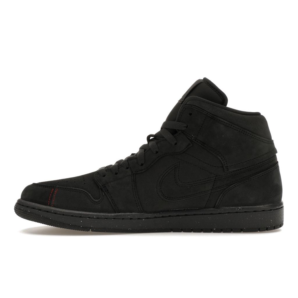 Pantofi de sport pentru bărbați Air Jordan 1 Mid SE Craft Dark Smoke Red Negru-Fumuriu-Gris Varsity-Roșu FD8634-001