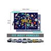 Car Window Shade for Baby Magnetic Double Layer Car Sun Shade for Side Windows Full Shade and Half Shade Options Cartoon Patterns Car Window Curtain