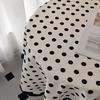 Special-Shaped Cream Tablecloth Small Fresh Waterproof Atmosphere Decorative Cloth Coffee Table Tablecloth Stall Tablecloth