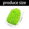 Double Layer Wool Blend Vehicle Wash Mitts Superior Dust Absorption Ergonomic Design Safe For Paint Glass Trim
