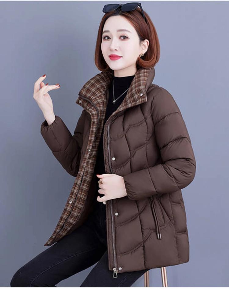 Women’s Short Windproof Thicken Warm Winter Jacket For Mom