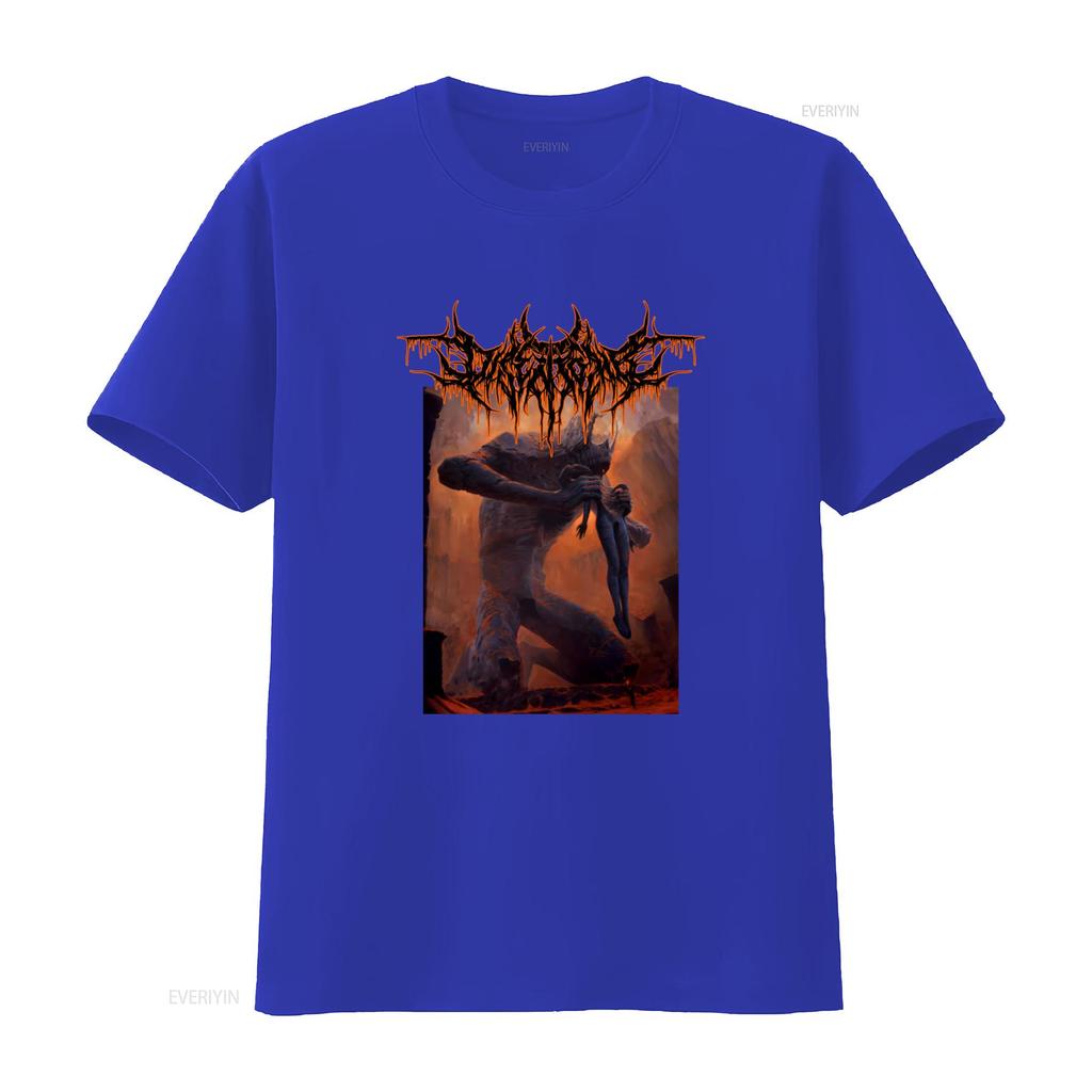 DISENTOMB The Decaying Light T Shirt Dark Fantasy Monster Art Print for Men Vintage Washed Stylish Top For Everyday Wear