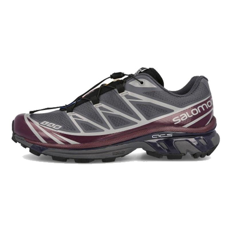 Salomon Xt-6 Fabric Synthetic Leather Advanced Outdoor Daily Shock Absorption Slip Resistant Wear Resistant Low Top Lifestyle Casual Shoes 415748