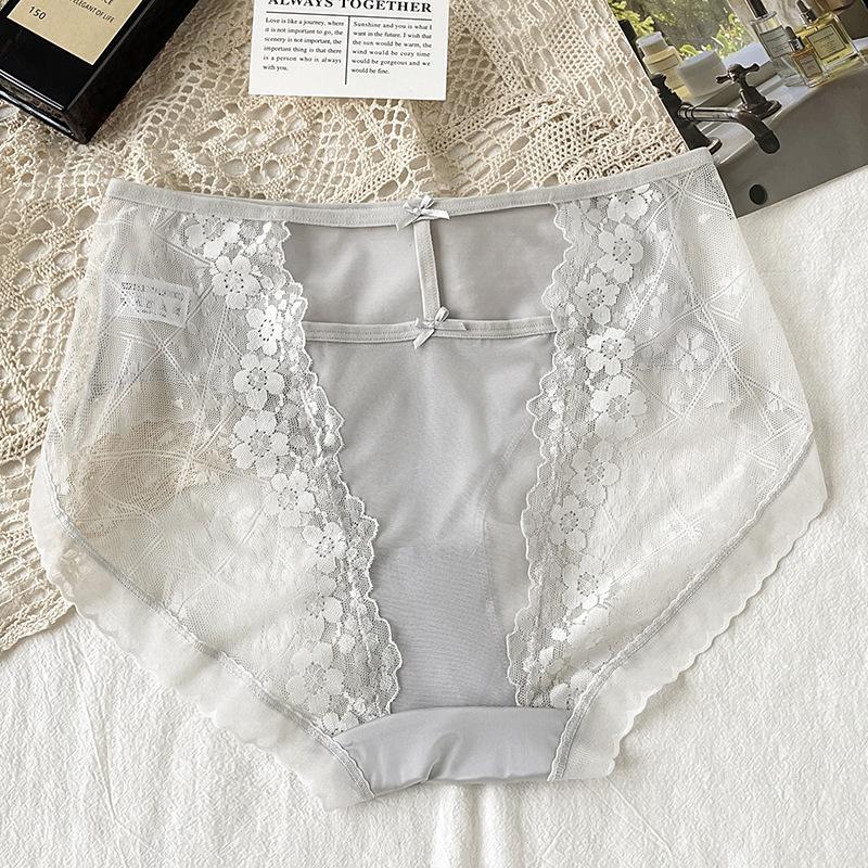 Women's Large Size Lace Comfortable Soft Hip Wrap Antibacterial Close Skin Underwear