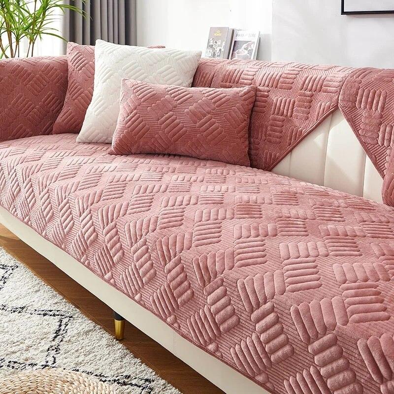 Verdicken Plüsch Sofa Abdeckung Handtuch Universal Non-slip Sofa Matte Winter Warme Sofa Handtuch Couch Schonbezüge für Wohnzimmer Hause decor